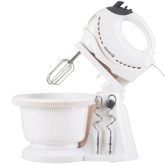 Keverő forgótálas Hausberg HB-3519AB, Űrtartalom 2L, Teljesítmény 300W, Fehér