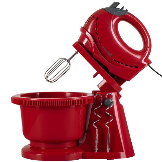 Keverő forgótálas Hausberg HB-3519RS, Űrtartalom 2L, Teljesítmény 300W, Piros