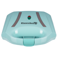 Szendvicssütő Hausberg HB-3535BL, 800 W, kék, grill modell