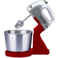 HAUSBERG HB-3551RS robotgépek, 7 sebesség, 250 W teljesítmény, 2 literes rozsdamentes acél tál, piros