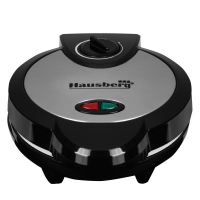 Waffe gép Hausberg HB-3562NG, 1300 W, 4 rekeszes, rozsdamentes ház, fekete