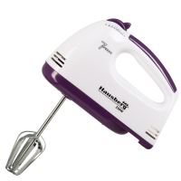 Kézi mixer, Hausberg HB-4112MV, fehér/lila, 250 W, 7 sebesség