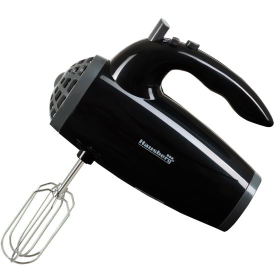 Hausberg HB-4119NG kézi mixer, 5 sebesség, 300 W teljesítmény, réz motor, fekete