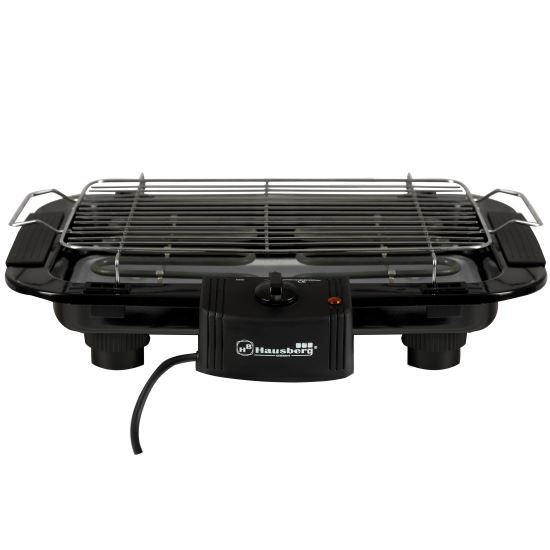 Elektromos grill Hausberg HB530, 2000W, 48 X 35,5 cm, termosztát, fekete