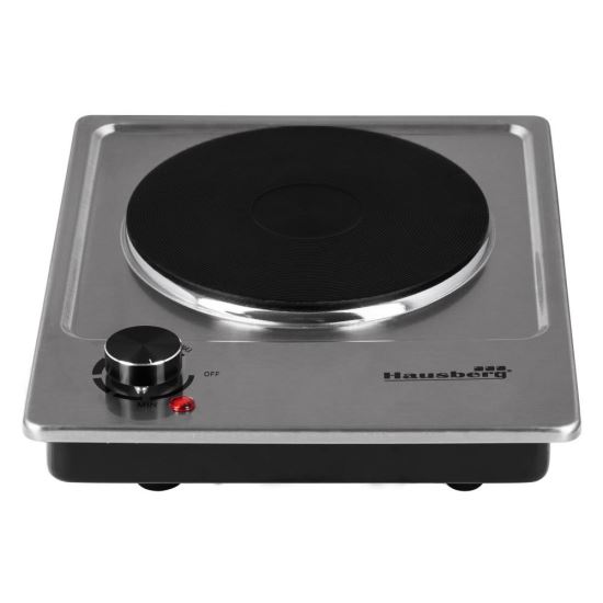 Inox Hausberg HB-546 elektromos főzőlap, 1500 W, 1 égő, termosztát