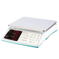 Kereskedelmi elektronikus mérleg HAUSBERG HB-6061, dupla képernyő, 40kg