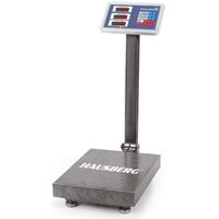 Elektronikus mérleg Hausberg HB6064 platformmal, 150 kg, dupla képernyő, LCD kijelző