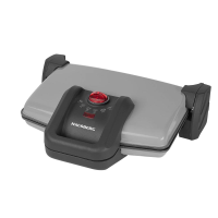 Szendvicssütő Hausberg HB631GR, 1600-1800W, tapadásmentes lemezek, szürke/rozsdamentes acél