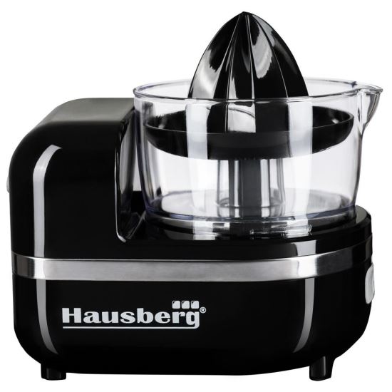 Konyhai robotgép 3 az 1-ben Hausberg HB-7521NG, 5 tölcsér, 180 RPM, 150 W, Fekete