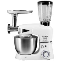 Minden az egyben multifunkcionális konyhai robotgép Hausberg HB-7605AB, 1000 W, mixer/turmixgép/húsdaráló, fehér