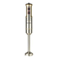 Hausberg HB-7668AU botmixer, 2 sebességes, rozsdamentes penge, réz motor, arany