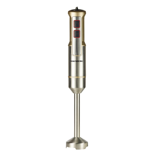 Hausberg HB-7668AU botmixer, 2 sebességes, rozsdamentes penge, réz motor, arany