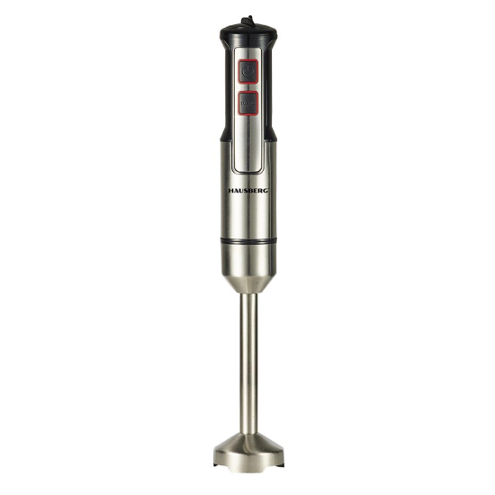 Hausberg HB-7668NG botmixer, 2 sebességes, rozsdamentes penge, réz motor, fekete