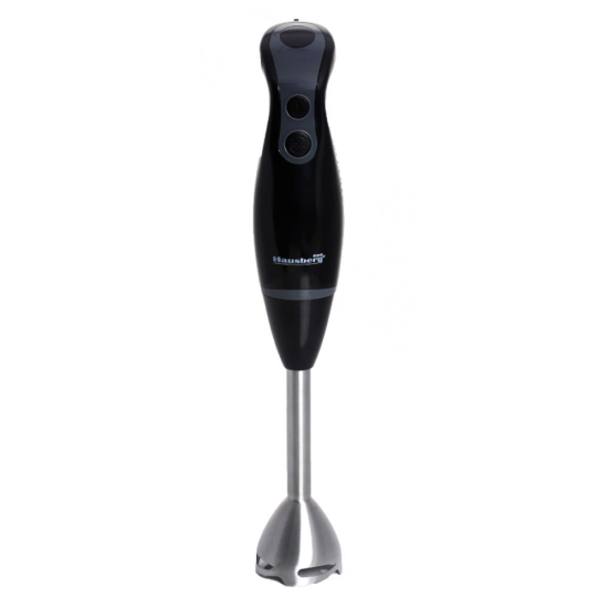 Hausberg HB-7672NG botmixer, 300 W, Rozsdamentes penge, Rozsdamentes acél tengely, 2 sebesség, Fekete