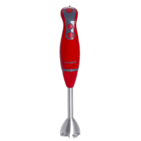 Hausberg HB-7672RS botmixer, 300 W, Rozsdamentes penge, Rozsdamentes acél rúd, 2 sebesség, Piros