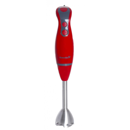 Hausberg HB-7672RS botmixer, 300 W, Rozsdamentes penge, Rozsdamentes acél rúd, 2 sebesség, Piros