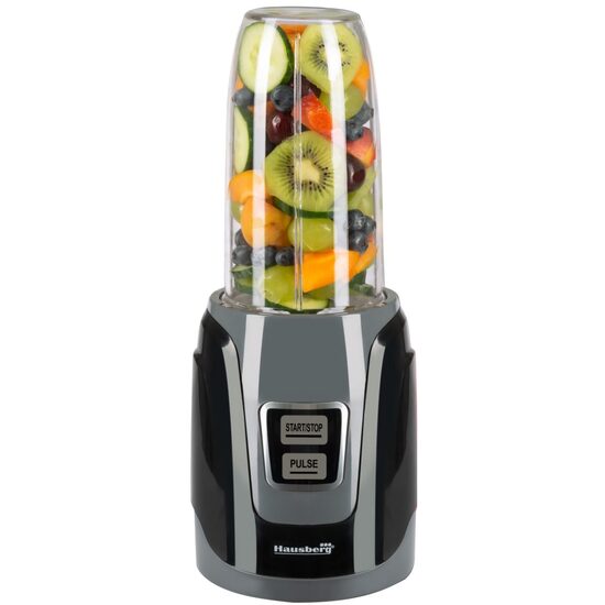 Turmixgép Hausberg HB-7675NG fekete, teljesítmény 1000 W, űrtartalom 1000 ml, réz motor
