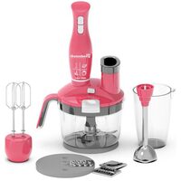 Turmixgép 4 az 1-ben Hausberg HB-7710RZ, tálkapacitás 1,5 l, 1500 W, turbó funkció, rózsaszín
