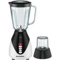 Turmixgép Hausberg HB-7760NG, 300 W, 1,5 l, 3 sebesség, impulzus funkció, jégtörő, 4 kivehető penge, fekete
