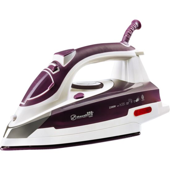 Vas Hausberg HB-7809 Ultra Slide, kerámia talp, 2200 W, 0,39 l, fehér/szürke