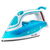 Vasaló Hausberg HB-7831BL, Inox talp, 2200 W, 0,4 l, fehér/kék