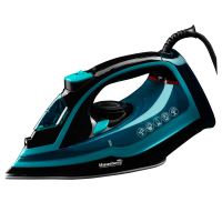 Vasaló Hausberg HB-7840VR, kerámia víztartály 300 ml 2600 W, zöld/fekete