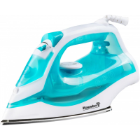 Vas Hausberg HB-7850BL, 2000 W, kerámia bevonatú acéltalp, 130 ml-es víztartály, fehér/kék