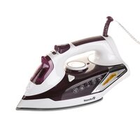 Vas Hausberg HB-7880MV, 2300 W, Kerámia bevonattal ellátott vasalótalp, 400 ml-es víztartály, Fehér/lila