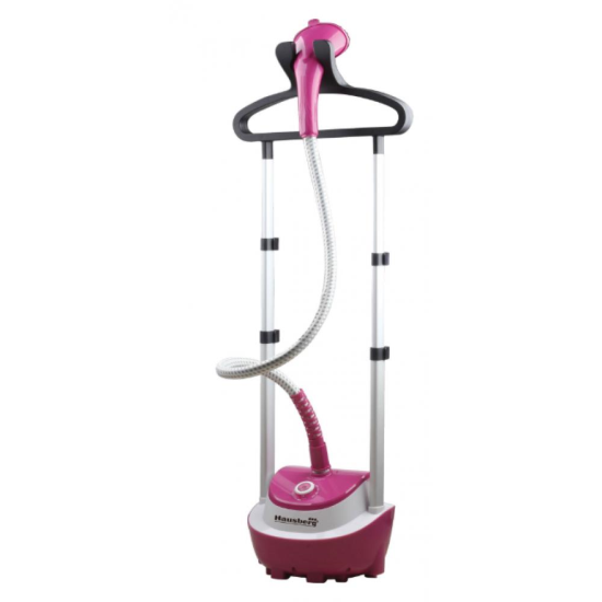 Függőleges gőzölős vasaló Hausberg HB-7890RZ, 1600 W, 1,5 L, rózsaszín