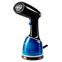 Függőleges vasaló, Hausberg HB-7900NG, 1600 W, kivehető tartály 220 ml, fekete/kék