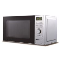 Mikrohullámú sütő Hausberg HB-8004, 1200W, 6 teljesítményfokozat, 20L, digitális vezérlés, ezüst