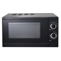 Mikrohullámú sütő Hausberg HB8005NG, 20 L, 700 W, Mechanikus, Fekete