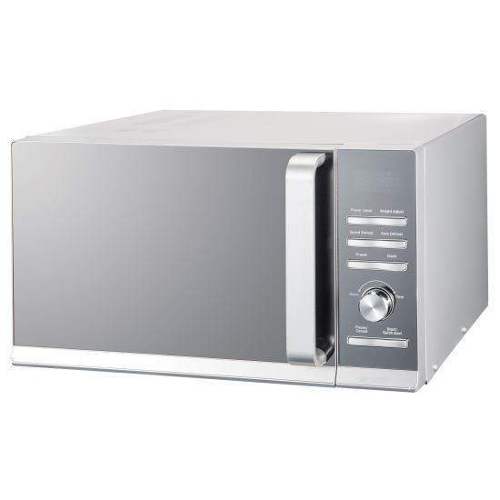 Mikrohullámú sütő Hausberg HB-8009, 25 l, 1400 W, Digitális, Ezüst
