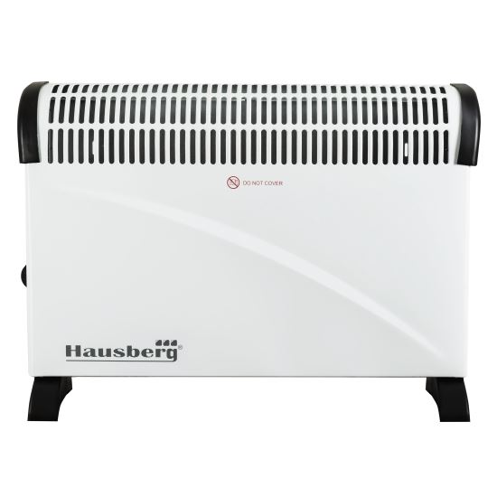 Elektromos konvektor Hausberg HB 8201, 2000 W, 3 teljesítményfokozat, állítható termosztát, turbó funkció