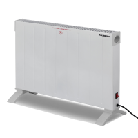 Elektromos konvektor Hausberg HB-8203, 2000W, 1 teljesítményfokozat, Felborulás elleni védelem, Fehér
