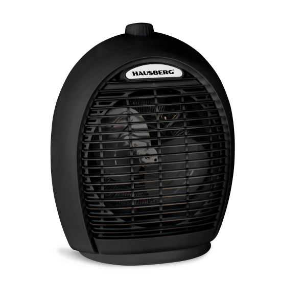 Hausberg HB-8505NG légfűtő, 2000 W, 3 teljesítményfokozat, biztonsági rendszer, fekete