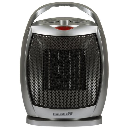 Kerámia radiátor Hausberg HB 8770, 1500 W, kerámia fűtőelem, szellőző/meleg levegő/meleg levegő, integrált fogantyú