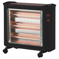 Kvarc radiátor Hausberg HB 8800, 1600 W, 4 kvarccső, 2 teljesítményfokozat, állítható termosztát