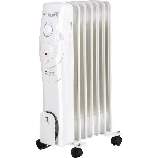 Elektromos fűtés Hausberg HB-8900AB, 1500 W, 7 elem, 3 teljesítményfokozat, állítható termosztát