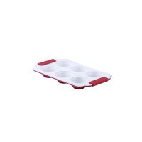 6 db Ertone muffin forma, 30 x 18 cm, piros MN753