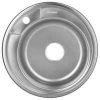 Freddo SN9000 mosogató, munkalaphoz, vízkőmentes, átmérő 49 cm, rozsdamentes acél