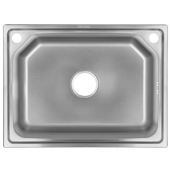 Sanitec SN9026 mosogató, pulthoz 60X43 cm, vízkőmentes, rozsdamentes acél