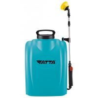 Tatta TP-1830A locsolószivattyú, akkumulátorral, 12V 8Ah, 1 A töltő, 3,6 lpm motor, háti tartály, 16 l