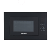 BEÉPÍTETT MIKROHULLÁMÚ SÜTŐ HB-8070 FEKETE