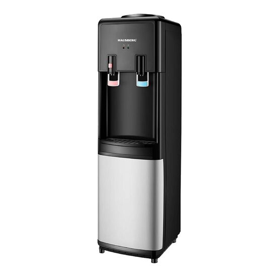 Dozator apa HAUSBERG HB-6025NG, putere incalzire 550 W, putere racire 80 W, rezervor apa inox, termostat automat, Negru