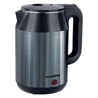 Elektromos vízforraló HAUSBERG HB-3623BL, 1800W, űrtartalom 2,2L, automatikus leállítás, világító jelző, kék-fekete