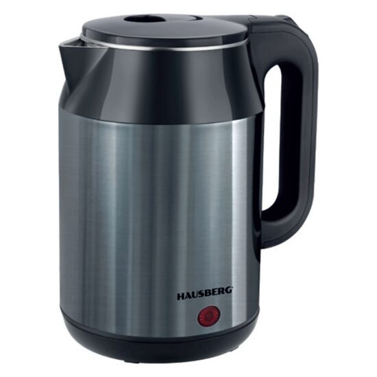 Elektromos vízforraló HAUSBERG HB-3623BL, 1800W, űrtartalom 2,2L, automatikus leállítás, világító jelző, kék-fekete