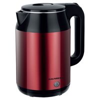Elektromos vízforraló HAUSBERG HB-3623RS, 1800W, űrtartalom 2,2L, automatikus leállítás, világító jelző, piros-fekete
