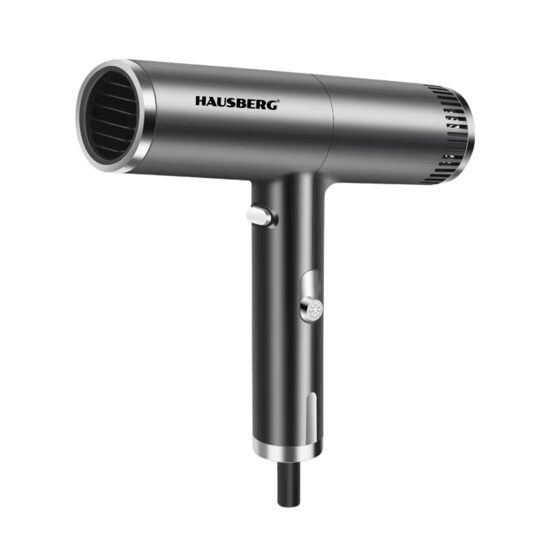 Hajszárító HAUSBERG HB-261GR, 1200W, 2 sebesség, 3 fűtési fokozat, szürke