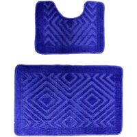 FÜRDŐSZOBAI SZŐNYEG SZETT 2 DB HB-H435BL